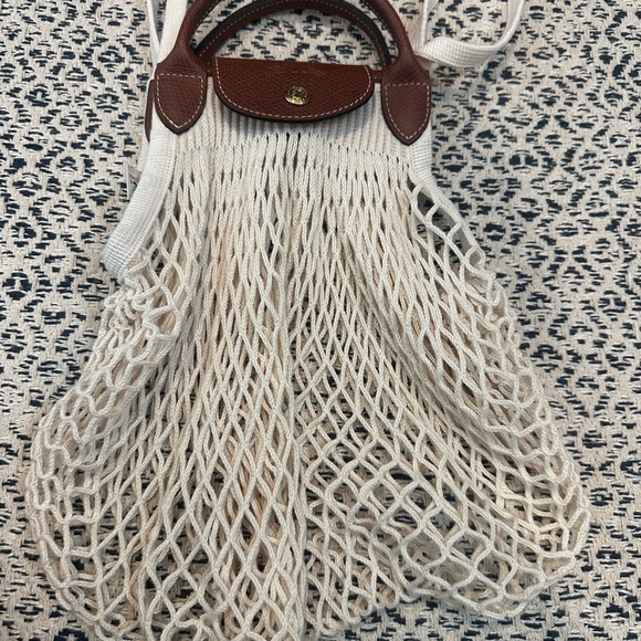 Longchamp Le Pliage Filet Knit shoulder bag - Picture 2 of 4